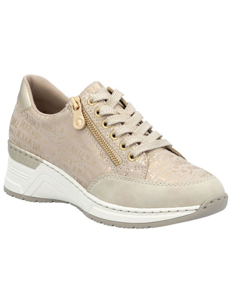 Sneakersy na koturnie rieker w