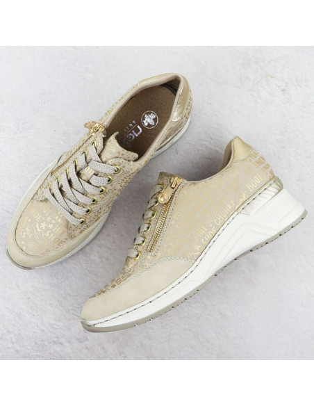 Sneakersy na koturnie rieker w