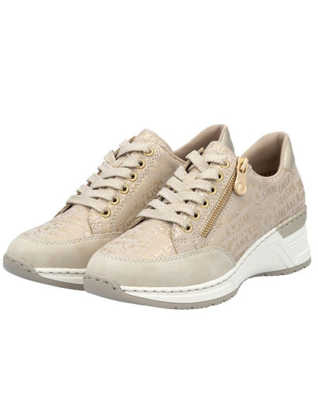 Sneakersy na koturnie rieker w