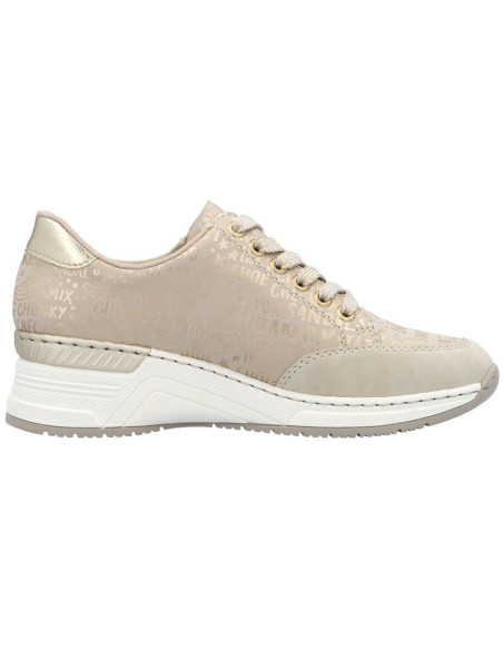 Sneakersy na koturnie rieker w