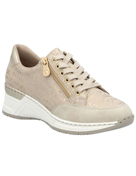 Sneakersy na koturnie rieker w