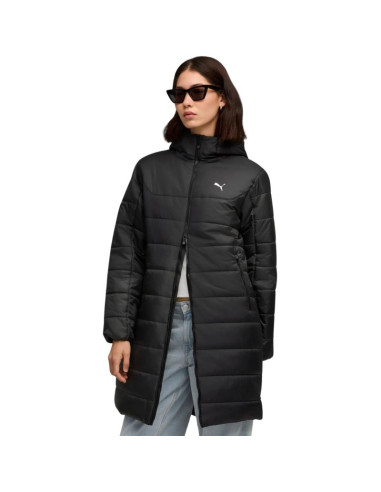 Kurtka damska puma ess hooded padded parka czarna 685232 01