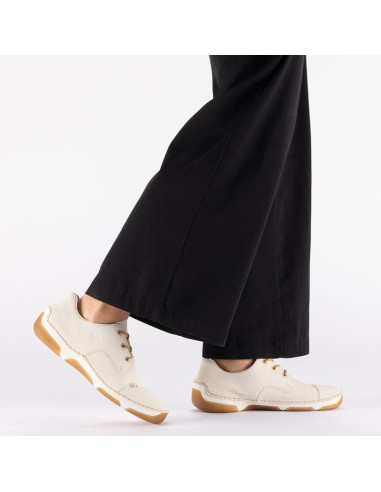 Półbuty damskie komfortowe białe rieker  55920-80