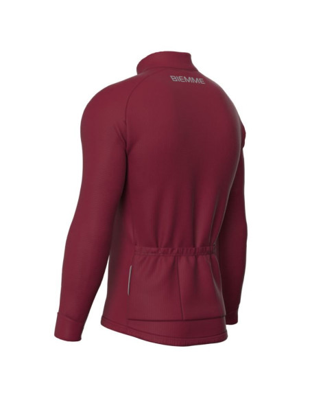 Biemme koszulka dł. ręk belvedere bordowa l