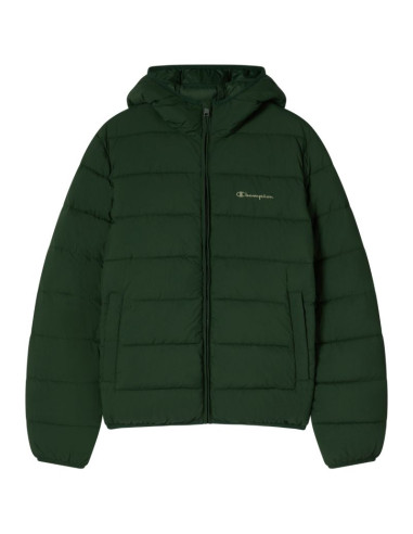 Kurtka męska champion hooded jacket zielona 221548 gs586