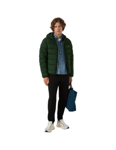 Kurtka męska champion hooded jacket zielona 221548 gs586