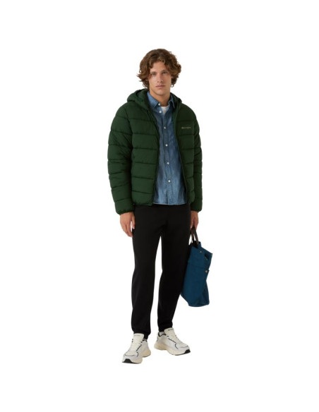 Kurtka męska champion hooded jacket zielona 221548 gs586