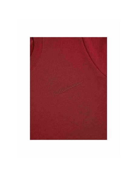 Bluza peak performance w original small logo crew bordowy