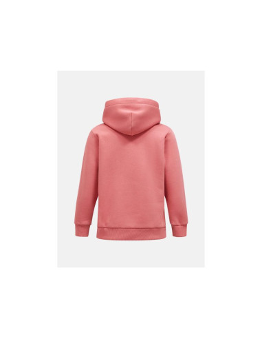 Bluza peak performance w original small logo hood różowy