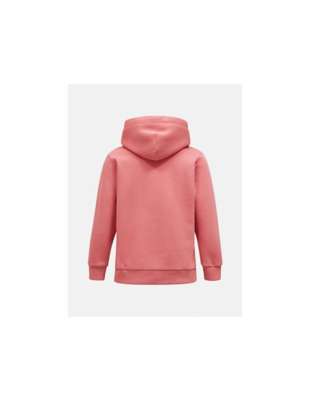 Bluza peak performance w original small logo hood różowy