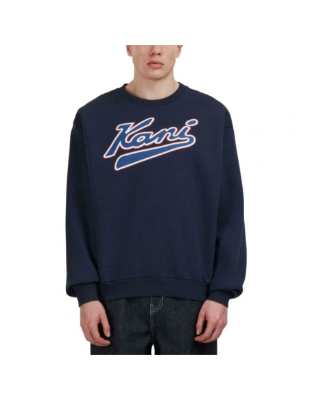 Karl kani bluza varsity print os crewneck pd00007519