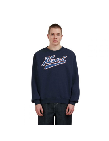 Karl kani bluza varsity print os crewneck pd00007519