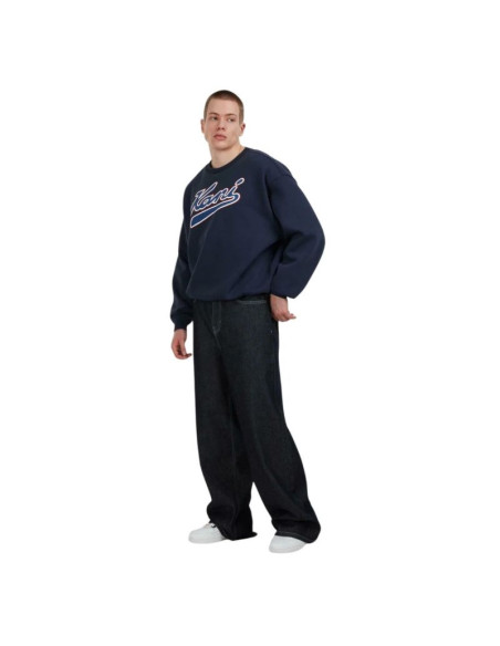 Karl kani bluza varsity print os crewneck pd00007519