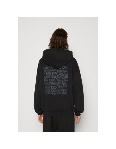Bluza sean john script logo back artwork hoodie m