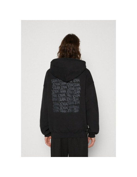 Bluza sean john script logo back artwork hoodie m