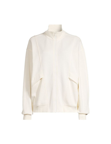 Bluza casall comfy full zip sweater biały