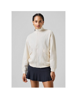 Bluza casall comfy full zip sweater biały 2