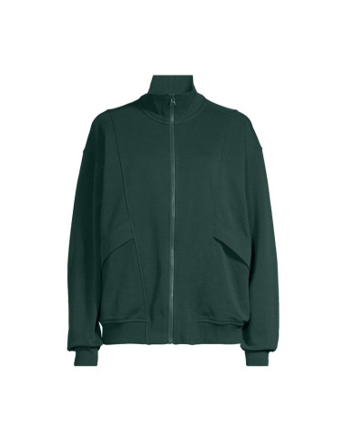 Bluza casall comfy full zip sweater zielony