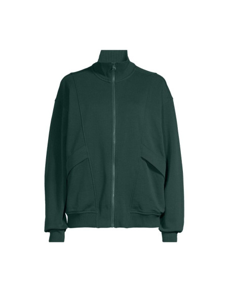 Bluza casall comfy full zip sweater zielony