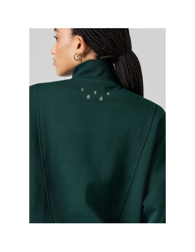 Bluza casall comfy full zip sweater zielony