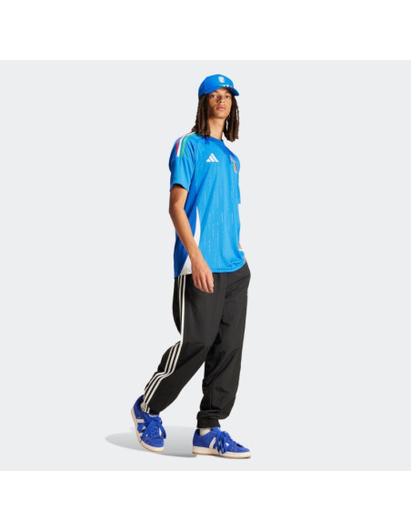 Koszulka męska adidas italy 24 home niebieska in0657