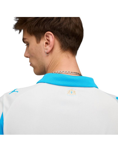 Koszulka męska puma olympique marsylia home jersey replica biała 779801 01