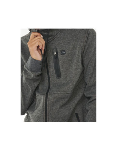 Bluza rip curl anti series departed zip thr brązowe