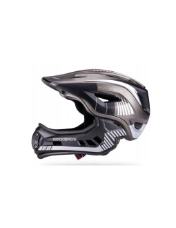 Rockbros dziecięcy kask rowerowy czarny 48-54cm