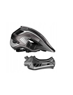 Rockbros dziecięcy kask rowerowy czarny 48-54cm 2