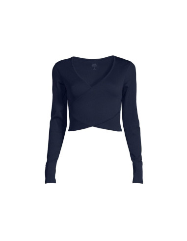 Koszulka casall seamless rib wrap longsleeve core blue