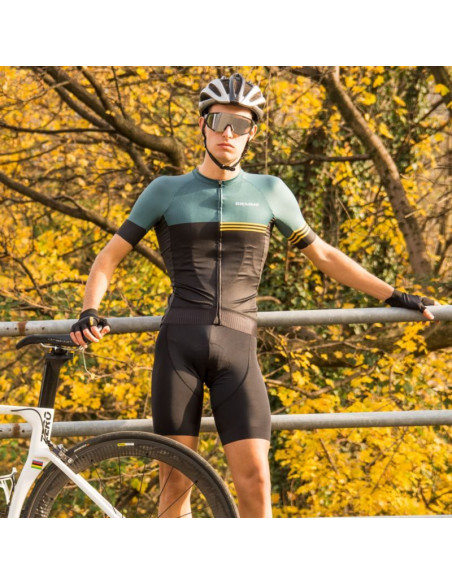 Biemme koszulka terra czarno zielona xl