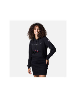 Bluza rossignol w logo sweat hood fl czarny