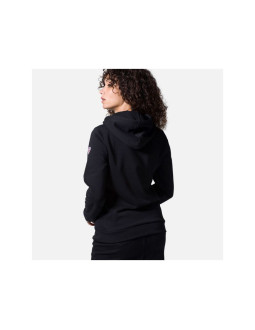 Bluza rossignol w logo sweat hood fl czarny 2