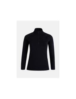 Koszulka termiczna peak performance w magic half zip czarny