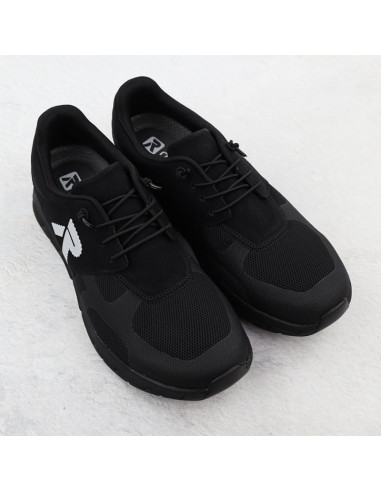 Półbuty sportowe męskie czarne rieker 09100-00