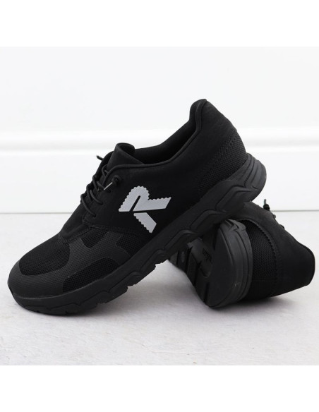Półbuty sportowe męskie czarne rieker 09100-00
