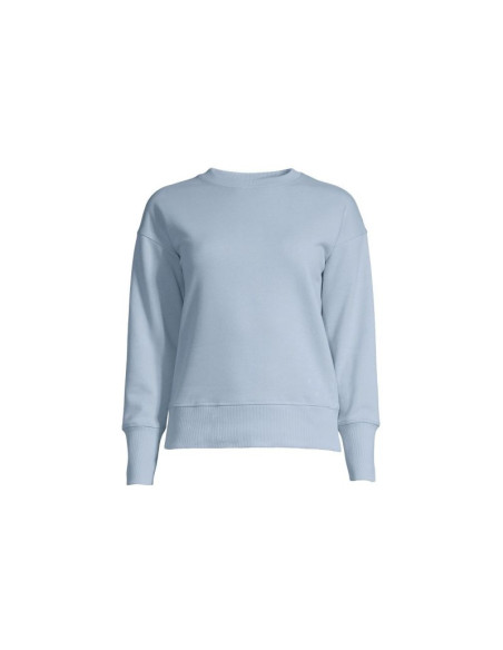 Bluza casall natural dye terry crew neck niebieski