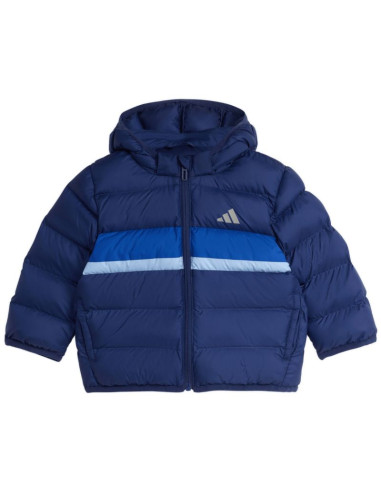 Kurtka dla dzieci adidas synthetic down granatowa jl7392