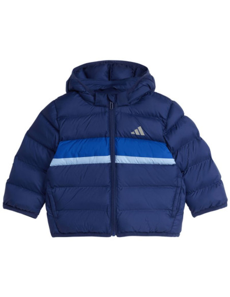 Kurtka dla dzieci adidas synthetic down granatowa jl7392