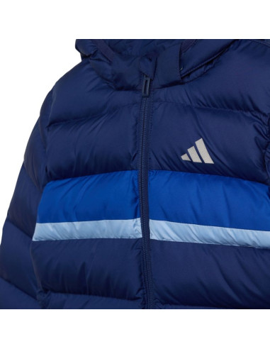 Kurtka dla dzieci adidas synthetic down granatowa jl7392