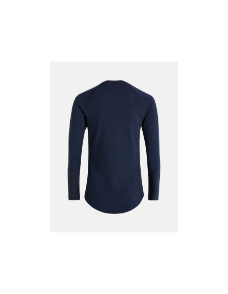 Koszulka termiczna peak performance m magic crew niebieski