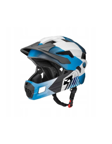 Rockbros kask rowerowy dziecięcy 48-54cm niebieski