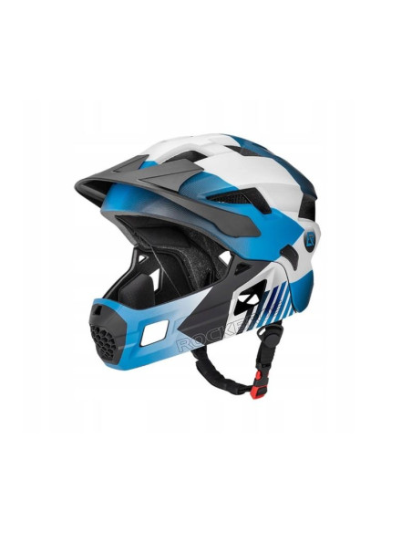 Rockbros kask rowerowy dziecięcy 54-57cm niebieski