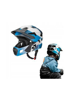 Rockbros kask rowerowy dziecięcy 54-57cm niebieski 2