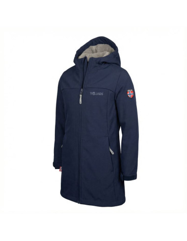 Płaszcz softshell trollkids girls kristiansand coat dla dziewczynki (391-100)