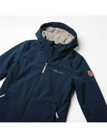 Płaszcz softshell trollkids girls kristiansand coat dla dziewczynki (391-100)