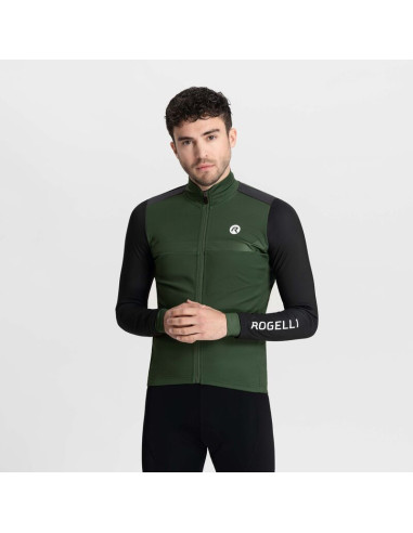 Rogelli kurtka zimowa mono zielona l