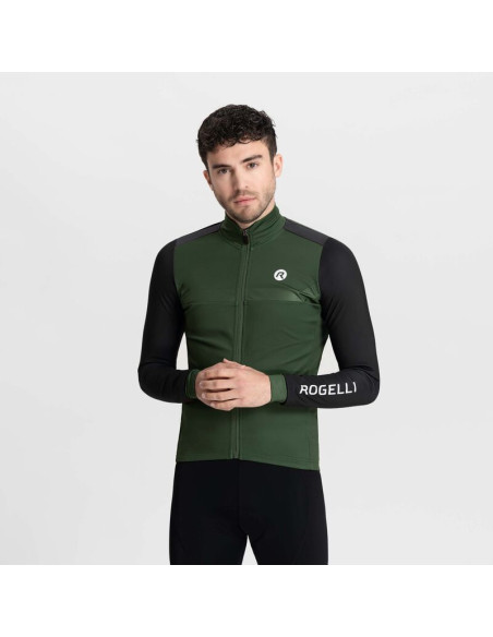 Rogelli kurtka zimowa mono zielona l