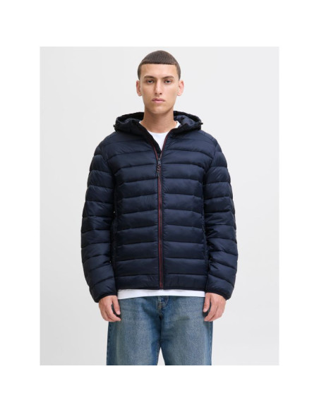 Jack&jones męska kurtka puchowa jjebradley light puffer hood noos 12280970 sky captain
