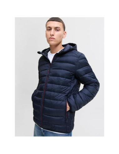 Jack&jones męska kurtka puchowa jjebradley light puffer hood noos 12280970 sky captain